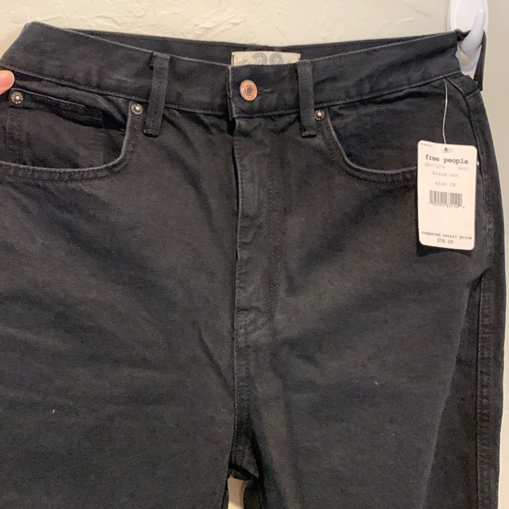 NWT Free People Black Jeans